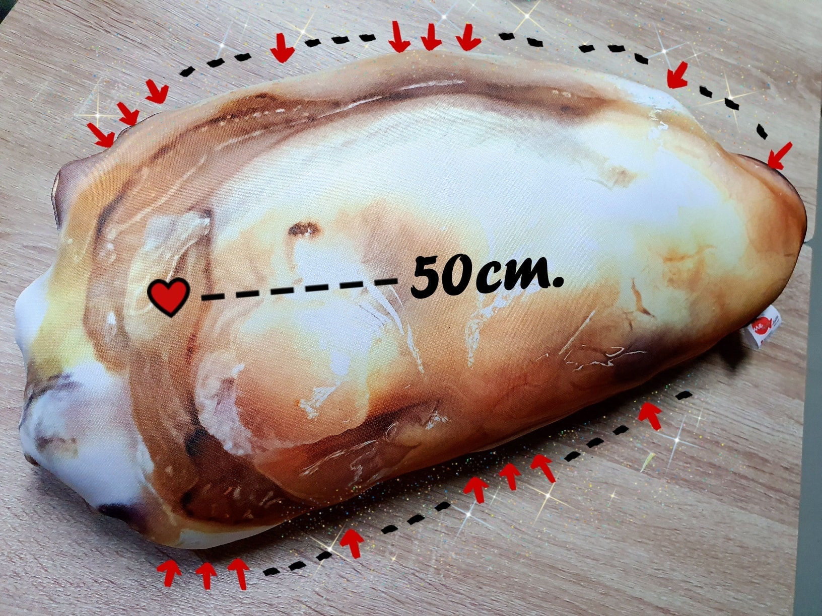 หมอนเนื้อหอยนางรมสด