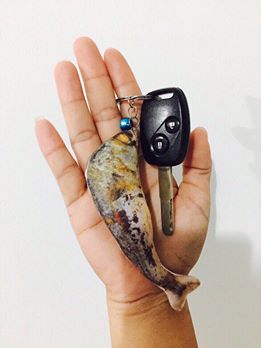 พวงกุญแจ ปลาทูทอด